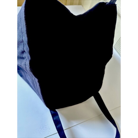 Canvas Tote Bag Scenes Of Italy Navy Blue Carry-All - Picture 6 of 11